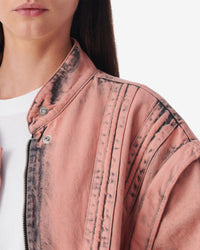 Odil Denim Jacket - Blush Pink