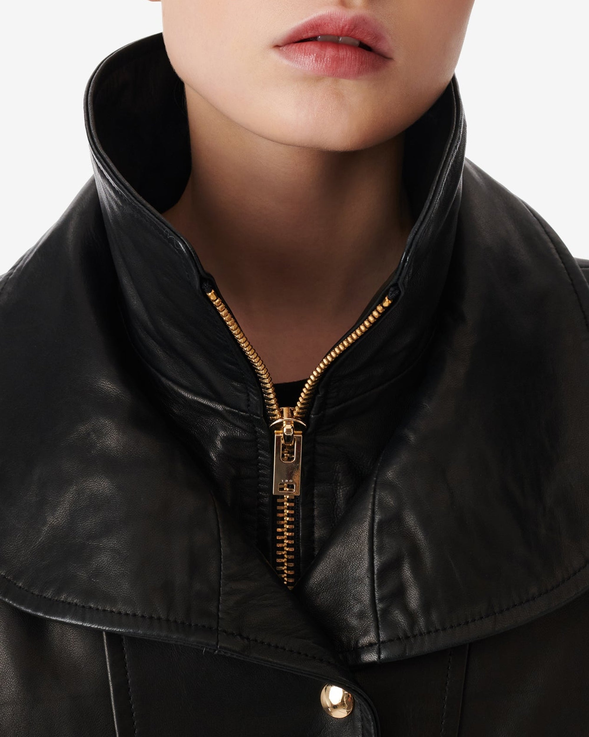 Serian leather perfecto - Black