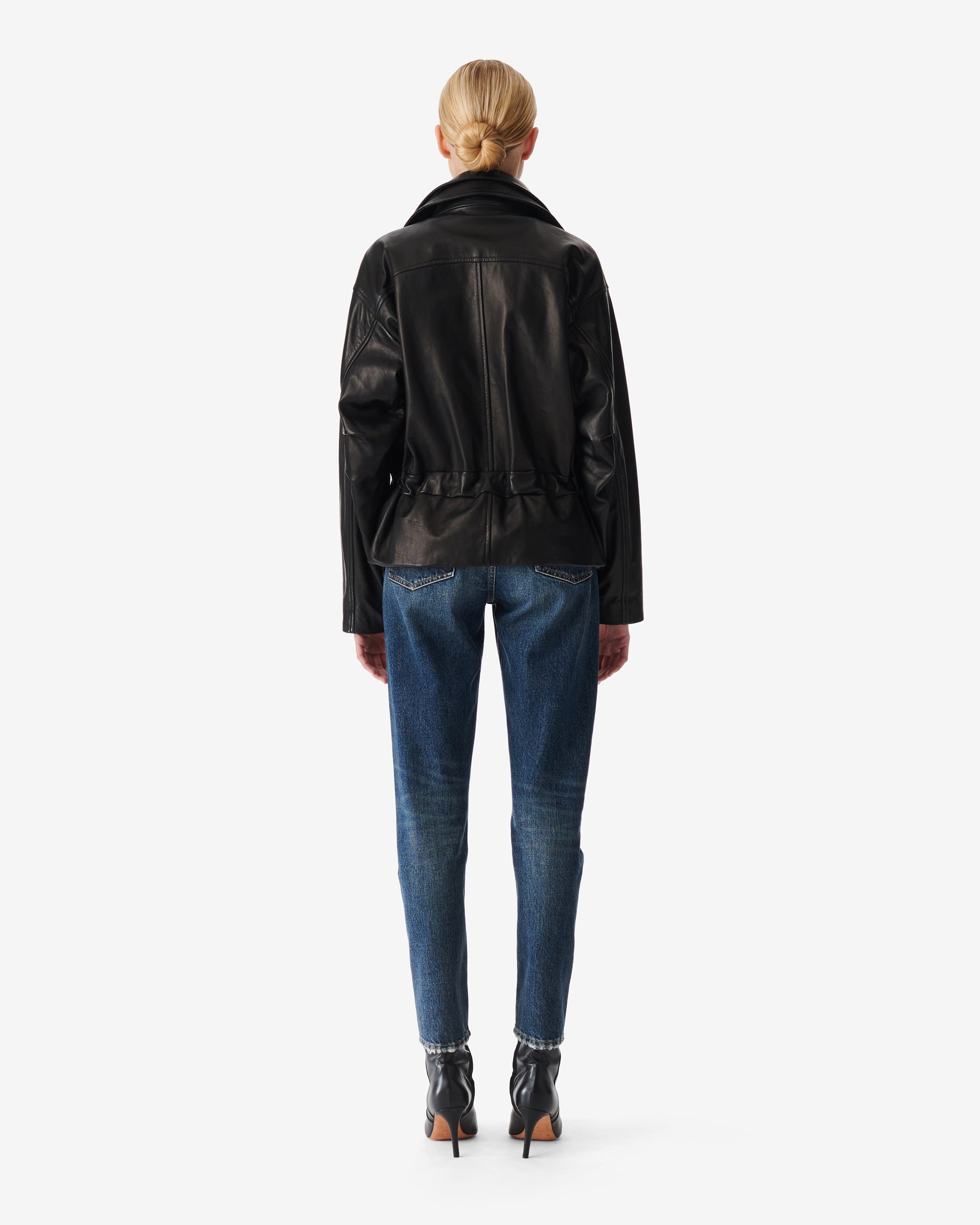 Serian leather perfecto - Black
