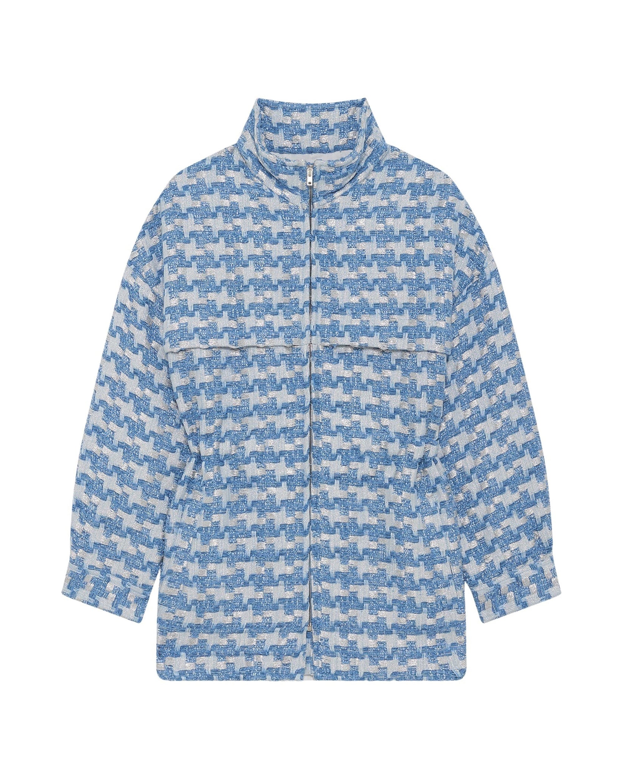Tinat Jacket - Blue & Silver