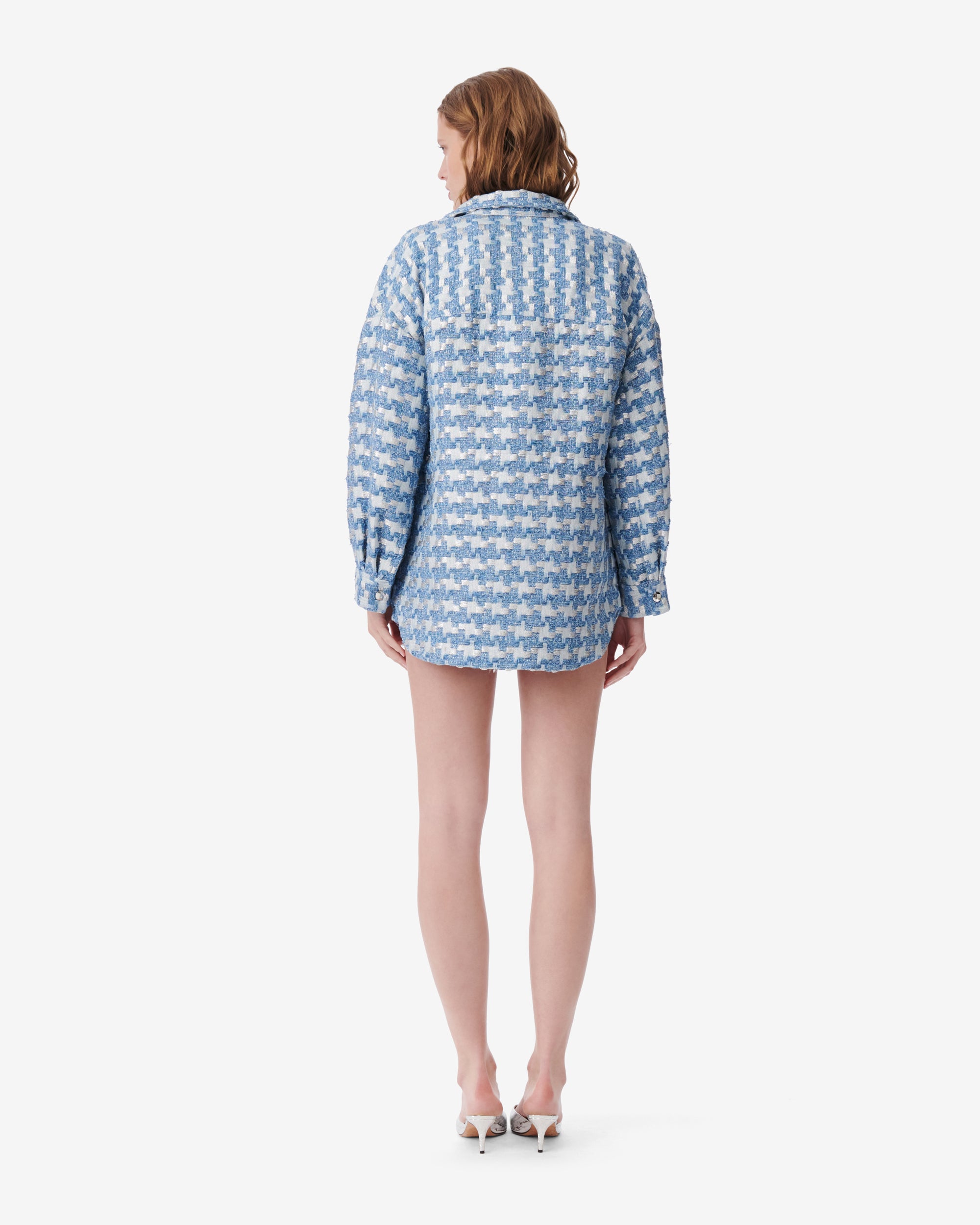Tinat Jacket - Blue & Silver