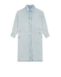 Toti long jacket - Light Blue Denim