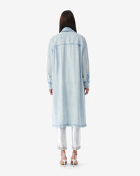 Toti long jacket - Light Blue Denim
