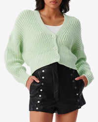 Uberta knitted cardigan - Light Green