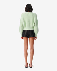 Uberta knitted cardigan - Light Green
