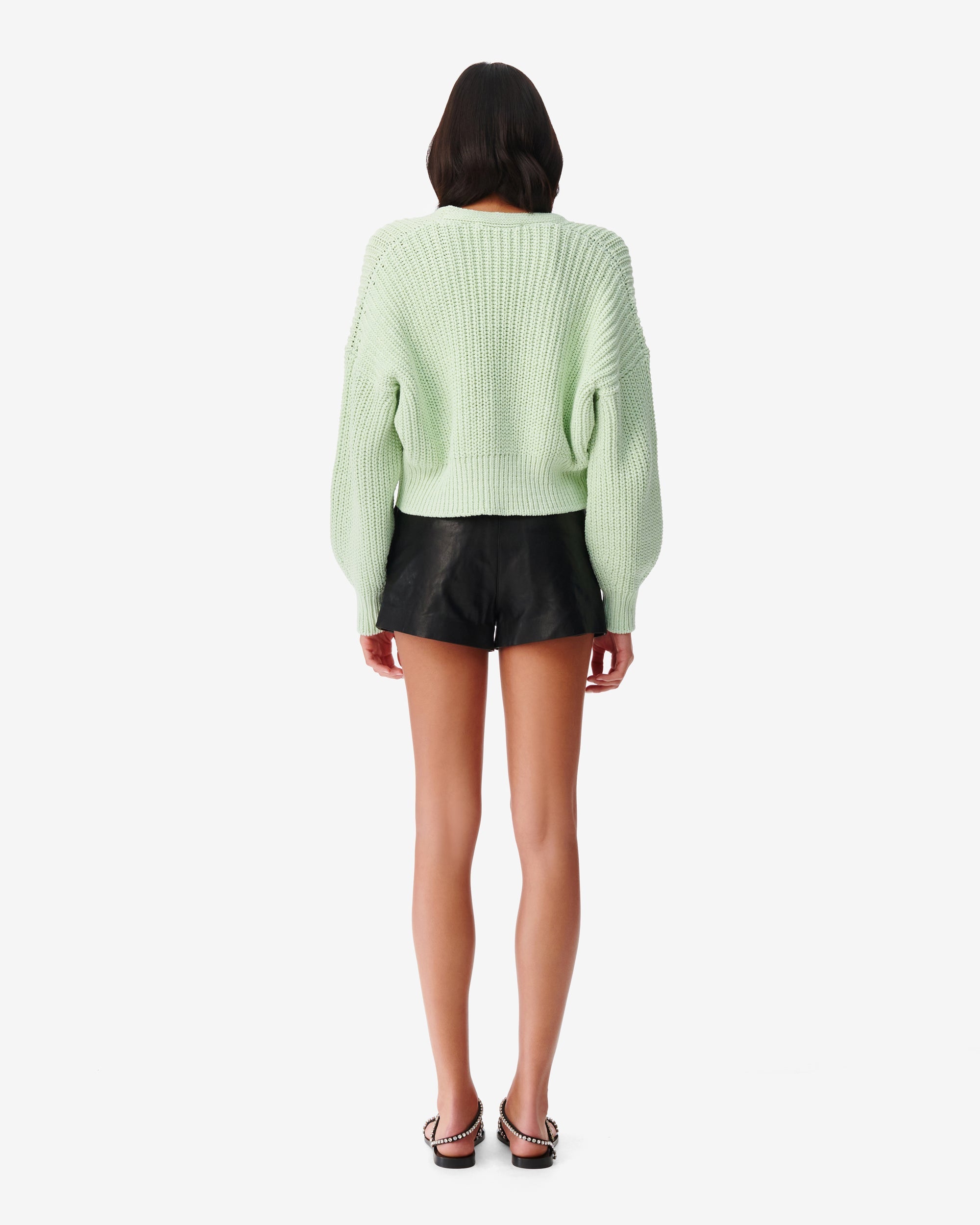 Uberta knitted cardigan - Light Green