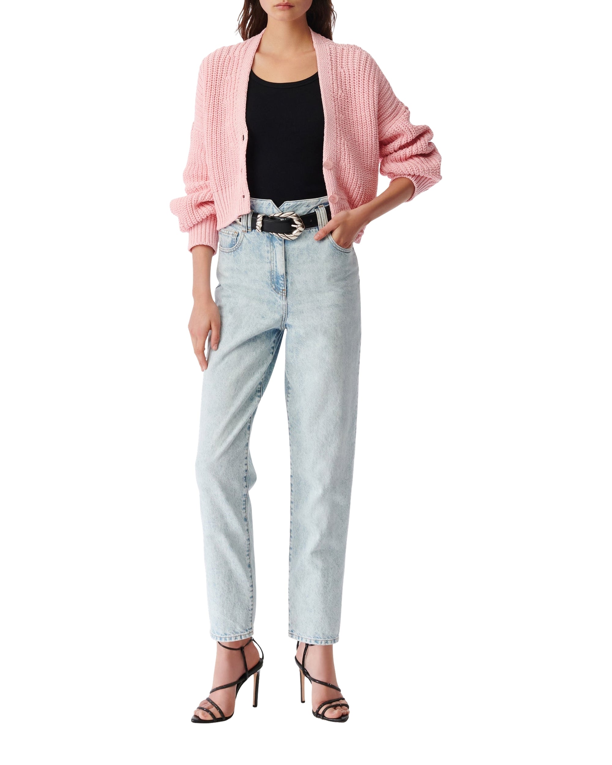 Uberta knitted cardigan - Candy Pink