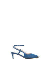 Slingback Damia Low - Denim Blue