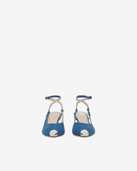 Slingback Damia Low - Denim Blue