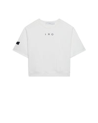 Edea knitted short-sleeved sweatshirt - White
