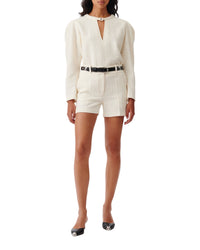Abad long-sleeved blouse - Ecru
