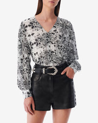Abgral blouse - White & Black