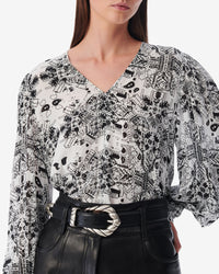 Abgral blouse - White & Black