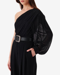 Asymmetrical top Amalys - Black