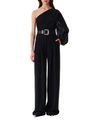 Asymmetrical top Amalys - Black