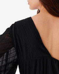 Asymmetrical top Amalys - Black
