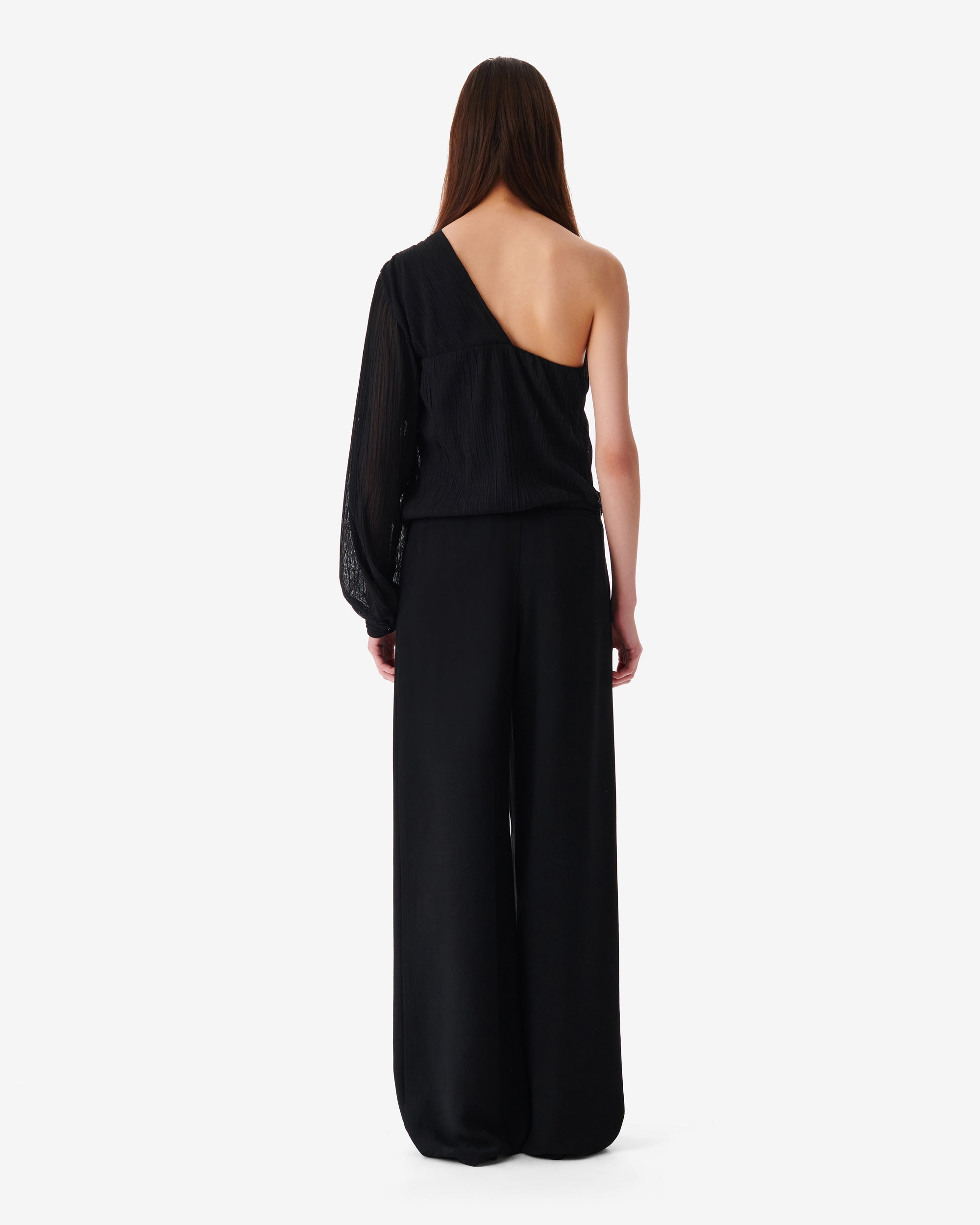 Asymmetrical top Amalys - Black