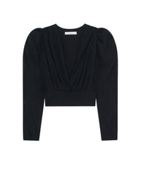 Amili long-sleeved blouse - Black
