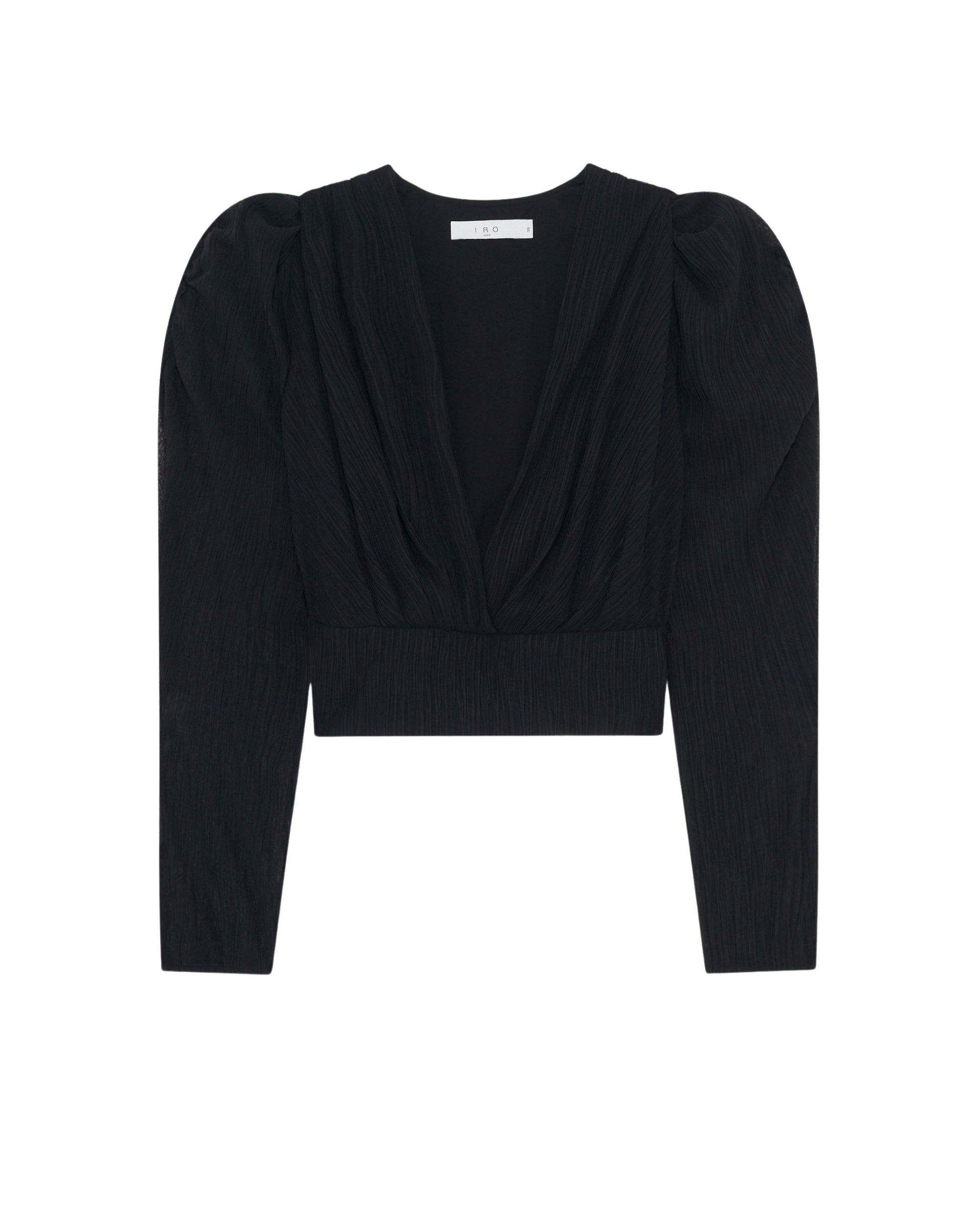 Amili long-sleeved blouse - Black