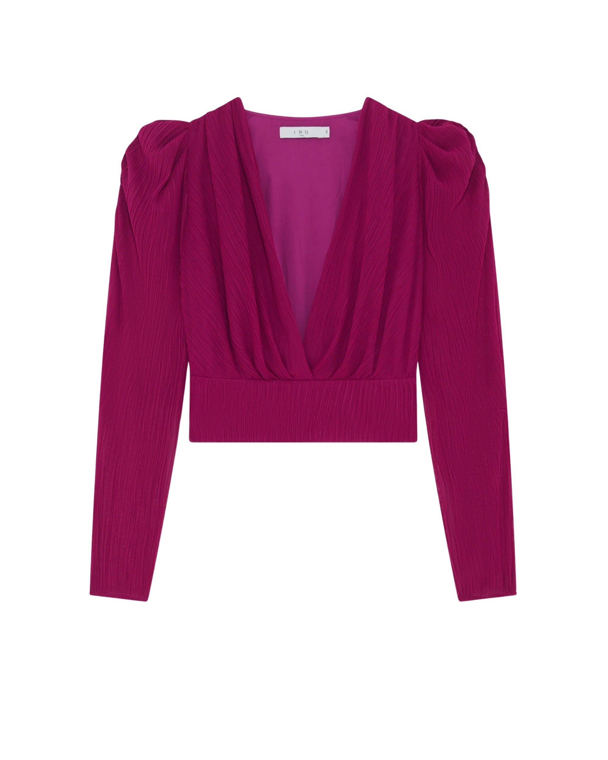Amili long-sleeved blouse - Fushia