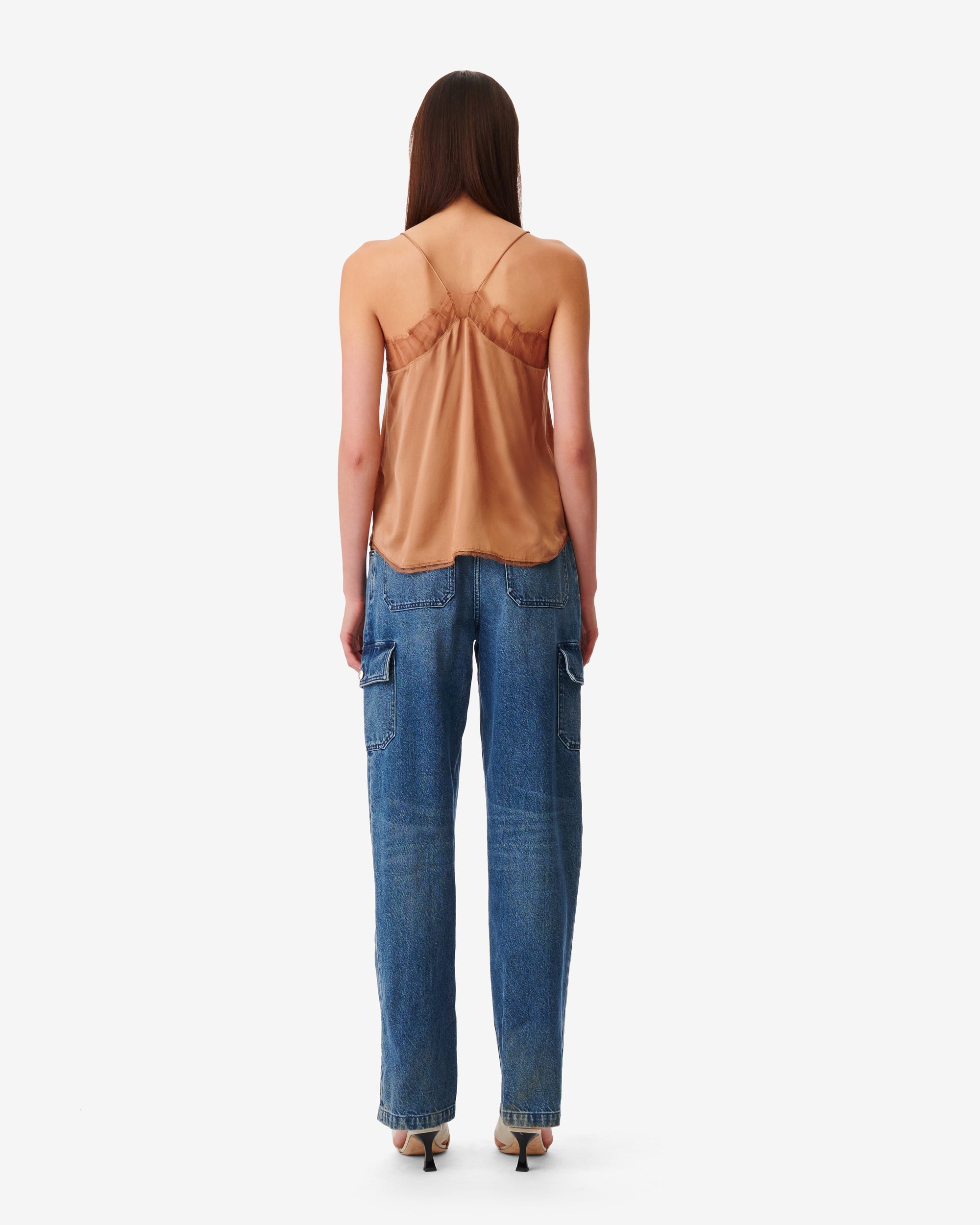 Berwyn silk camisole - Bronze