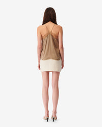 Berwyn silk camisole - Light Khaki