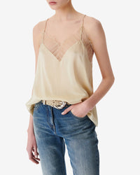 Berwyn silk camisole - Sand