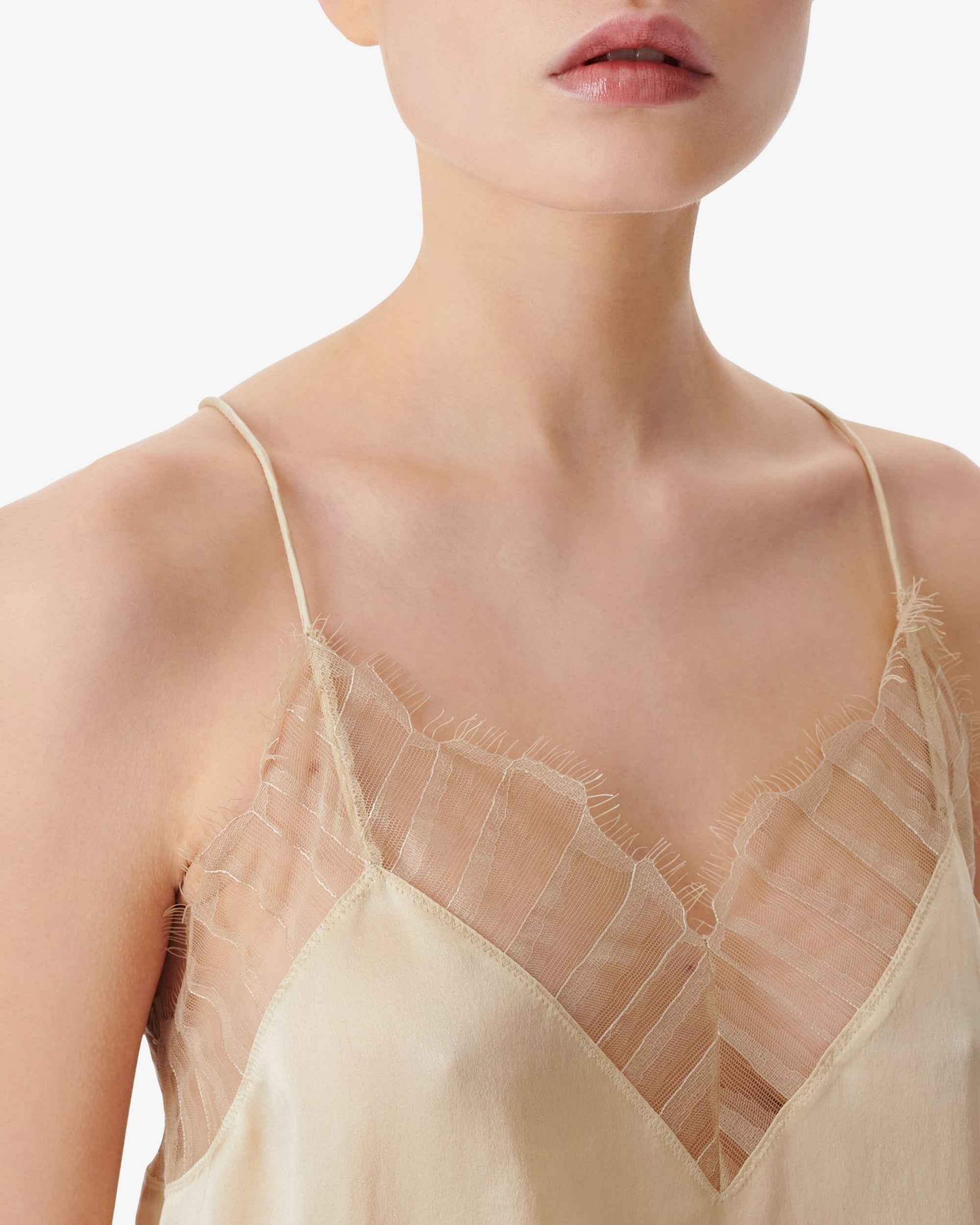 Berwyn silk camisole - Sand