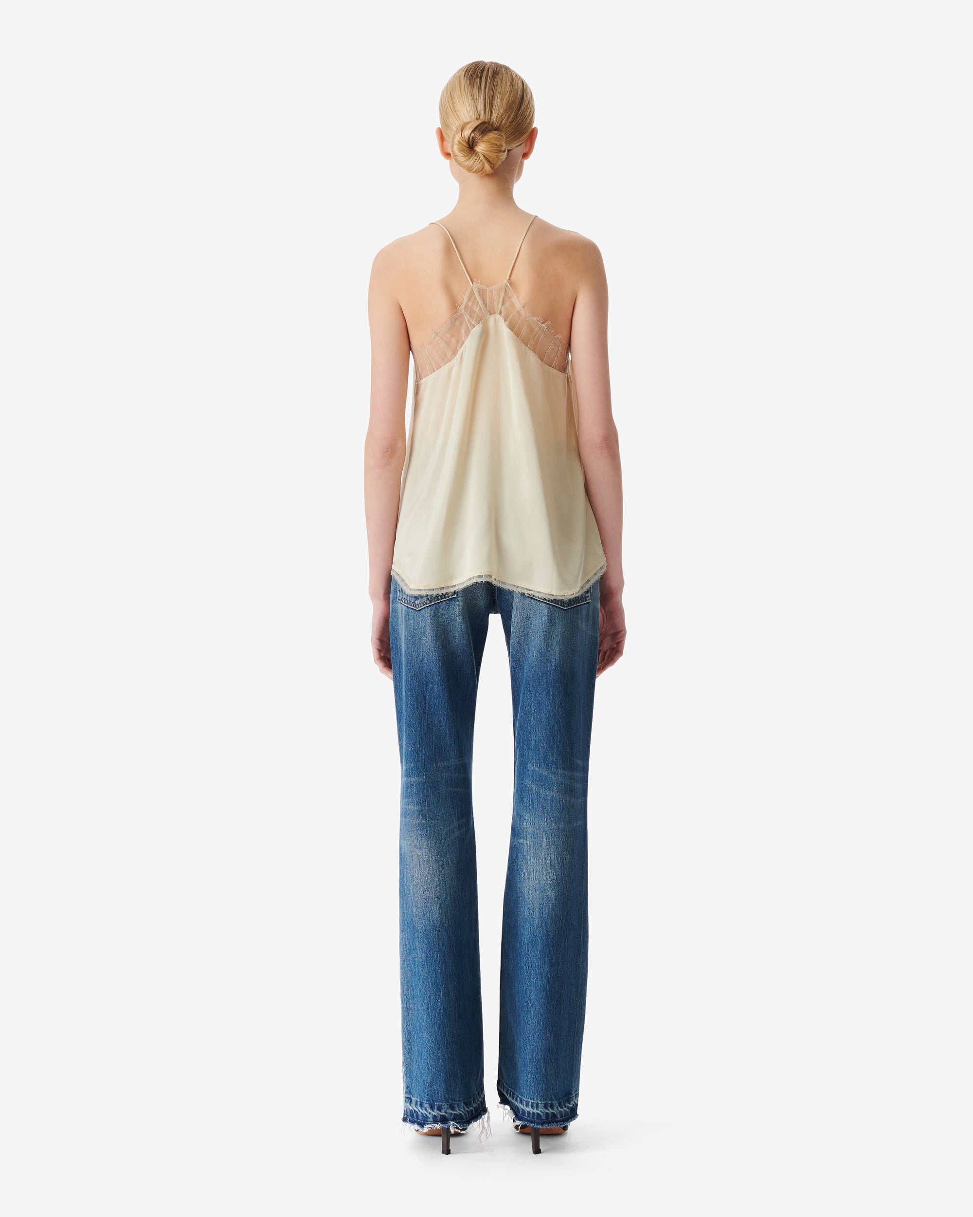Berwyn silk camisole - Sand