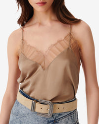 Berwyn silk camisole - Taupe