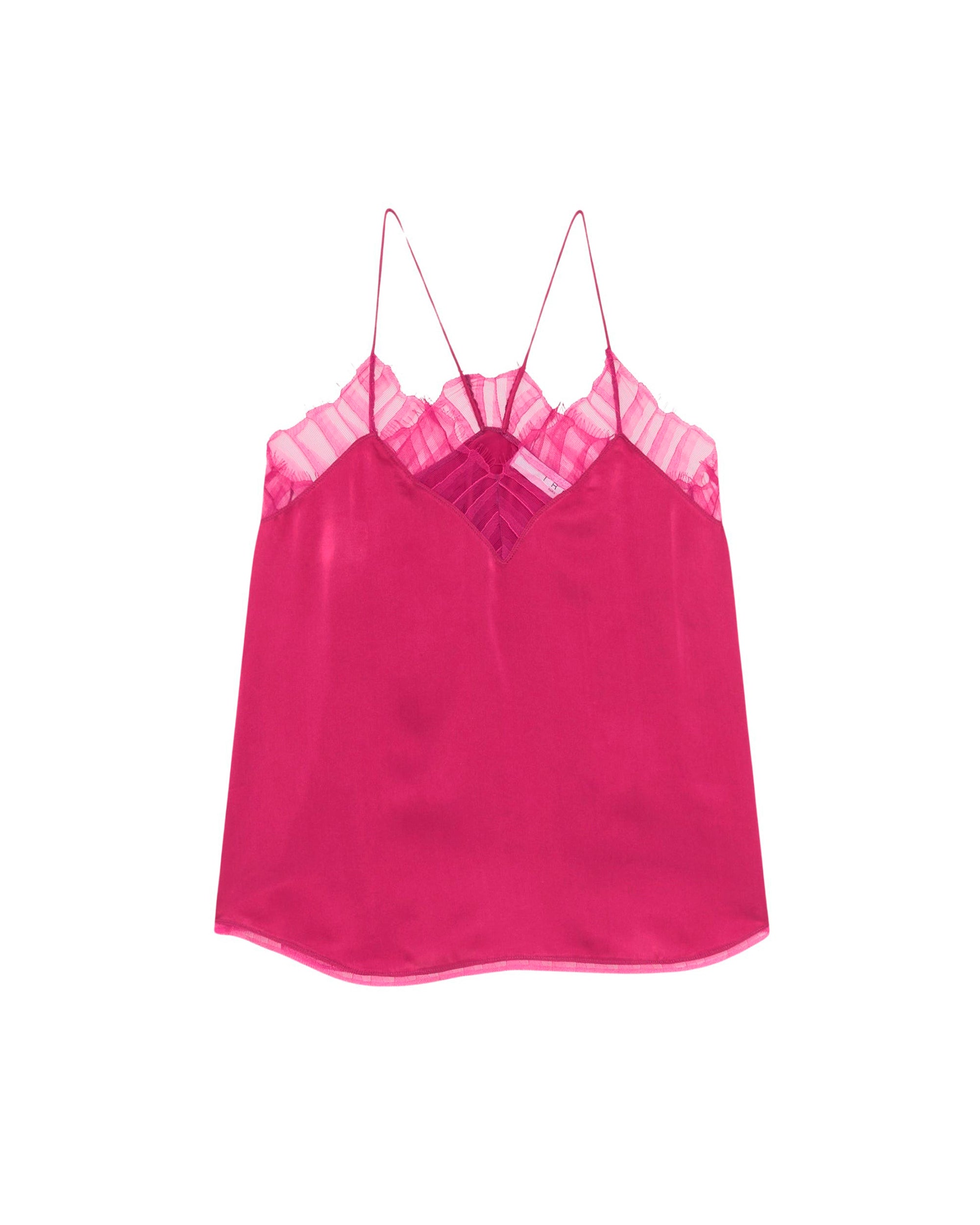Berwyn silk camisole - Berry