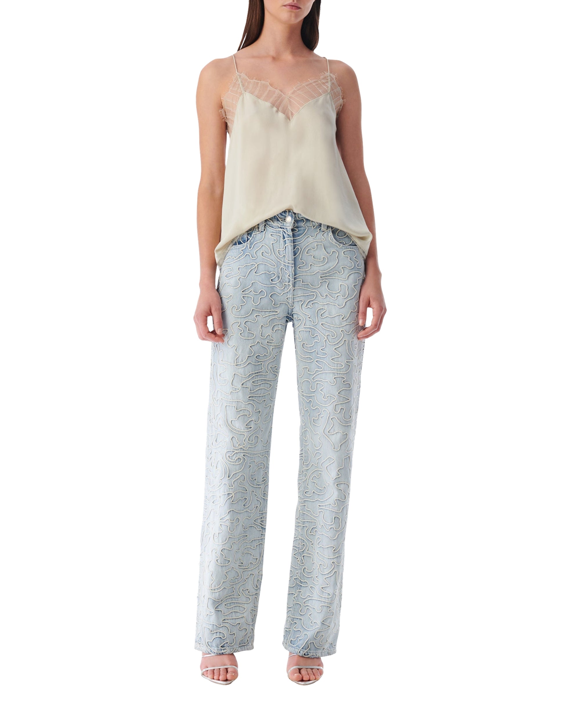 Berwyn silk camisole - Cream