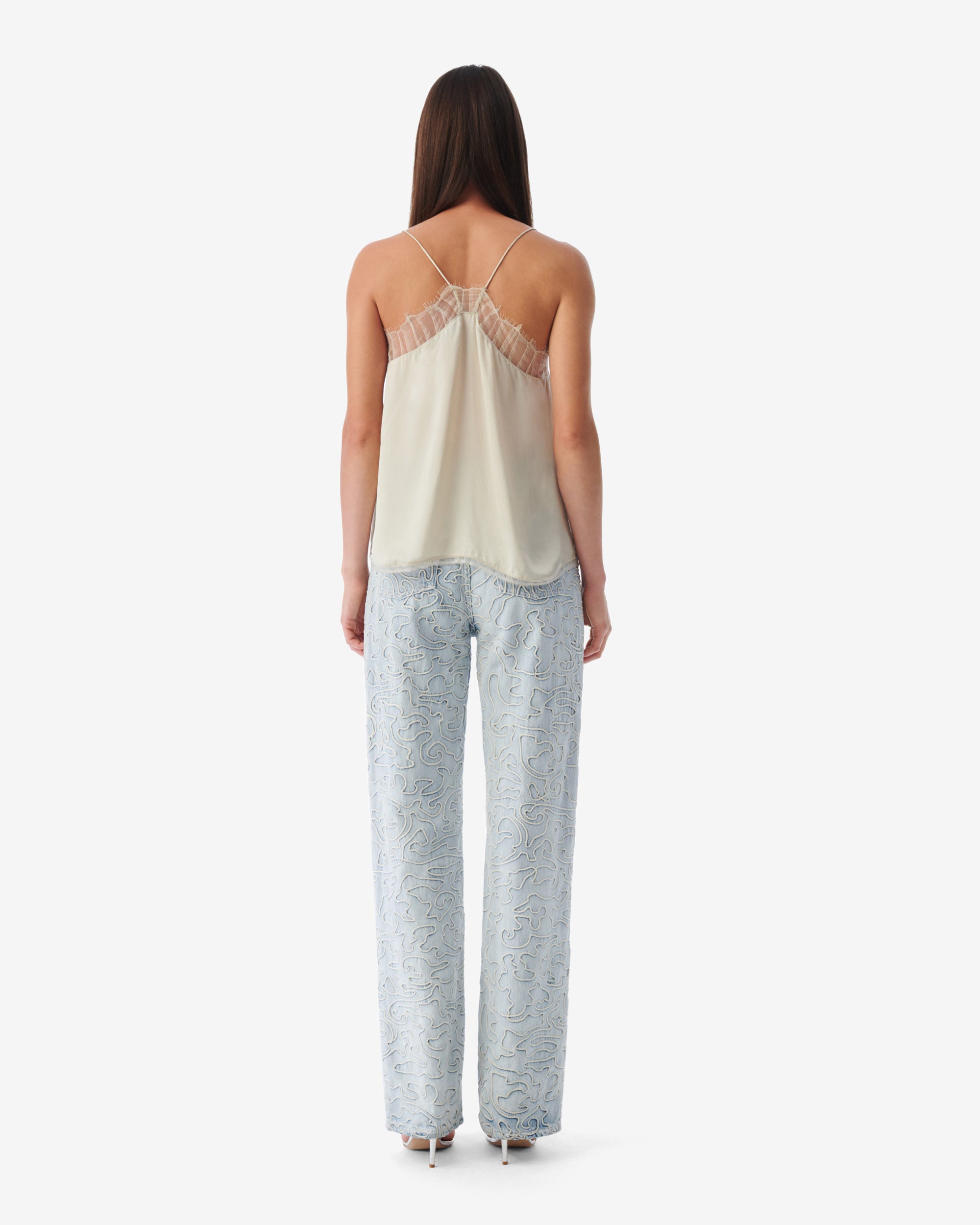 Berwyn silk camisole - Cream