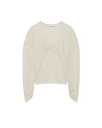 Chadya long-sleeved blouse - Cream