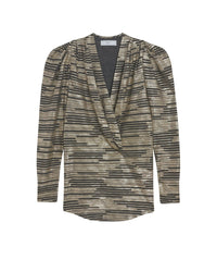 Blouse Charinaspe - Black & Gold