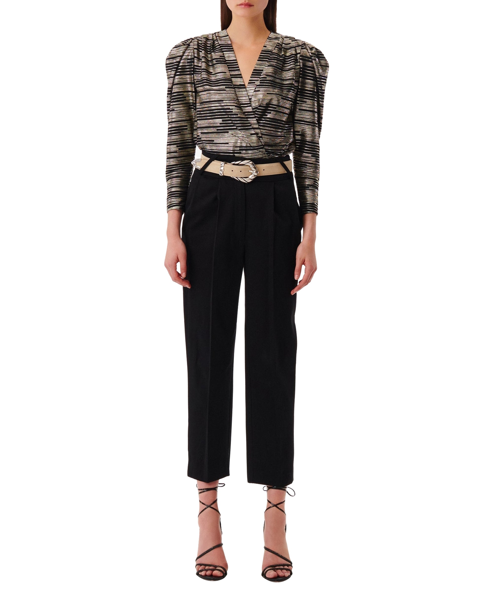 Blouse Charinaspe - Black & Gold