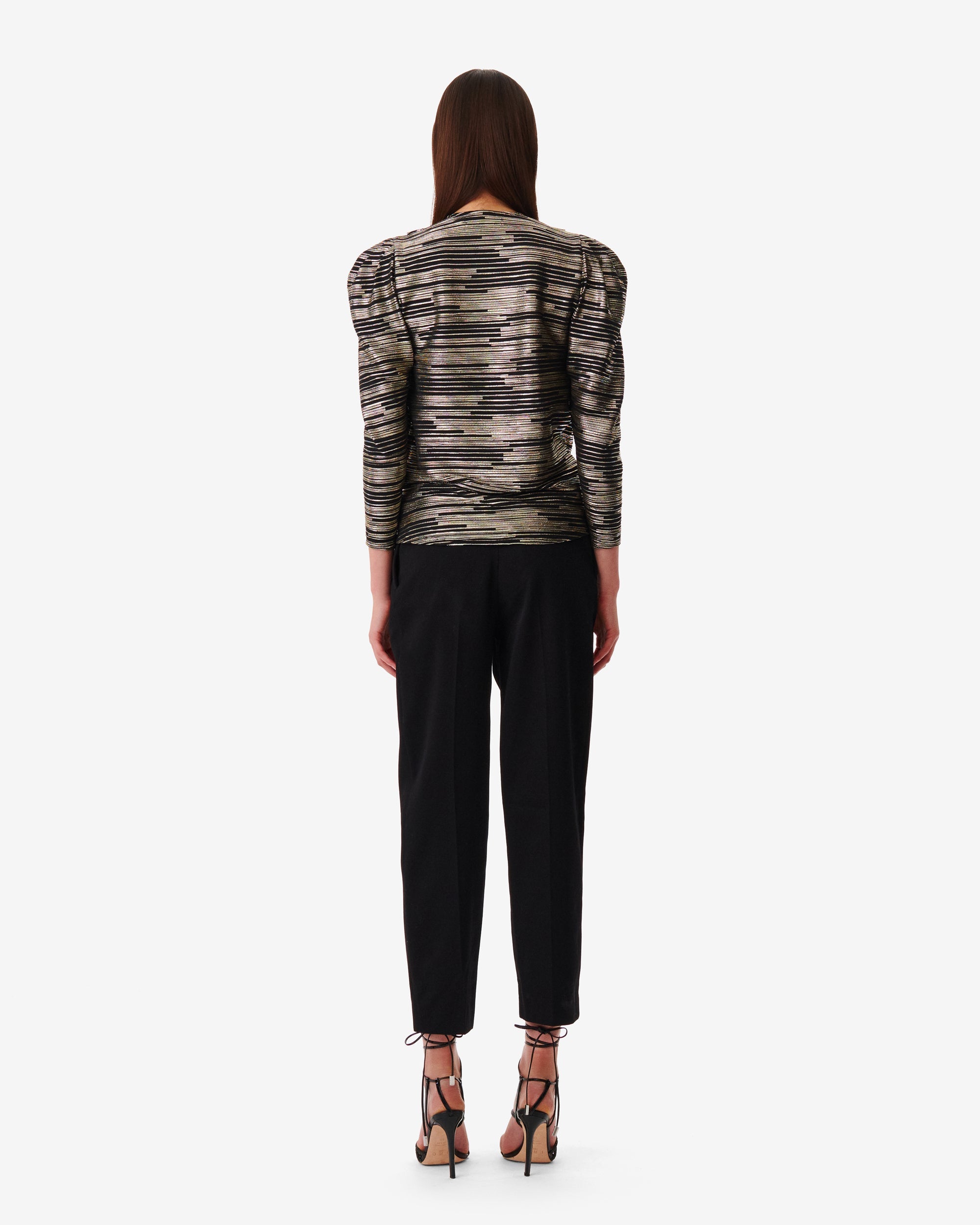 Blouse Charinaspe - Black & Gold