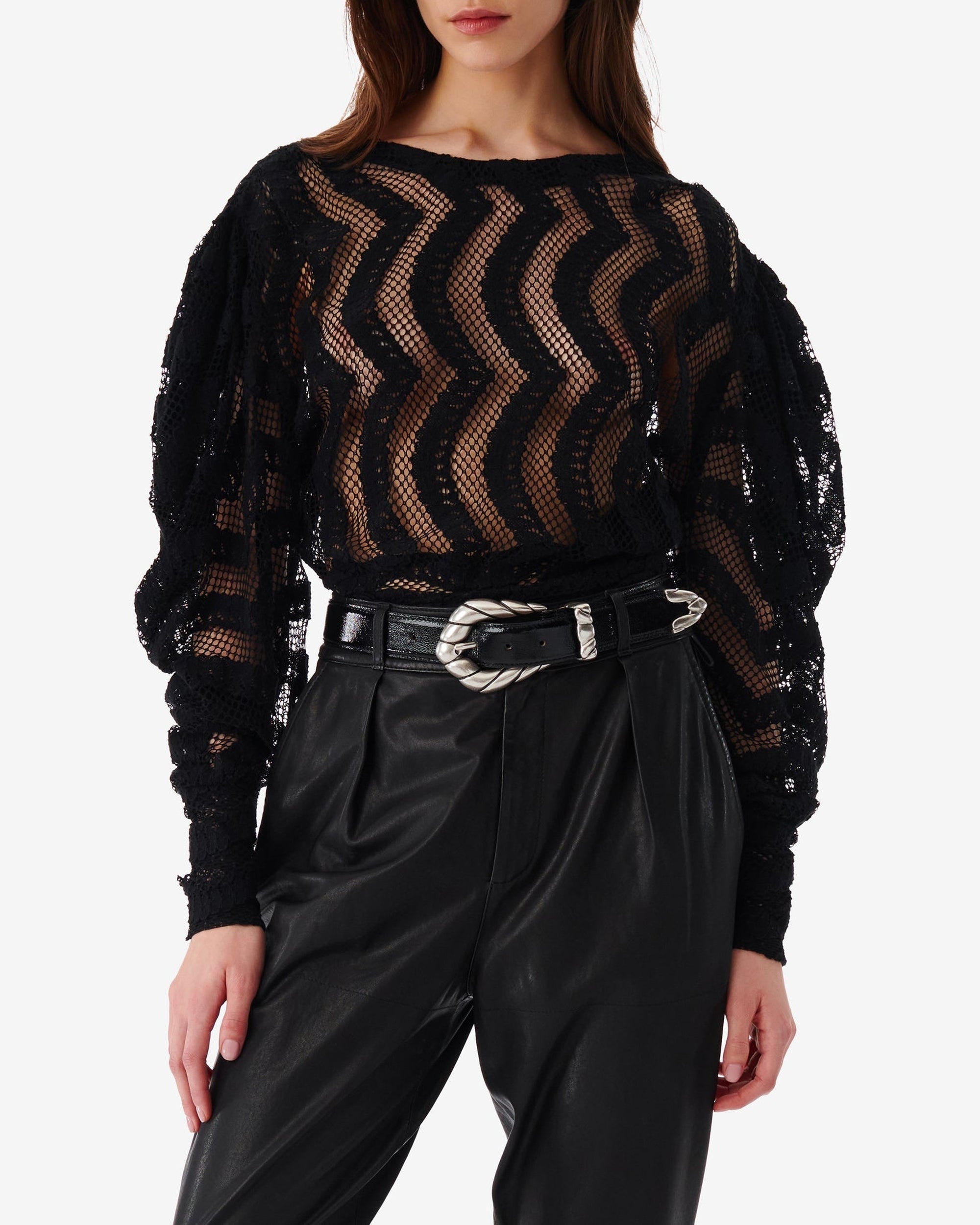 Edouard lace top - Black