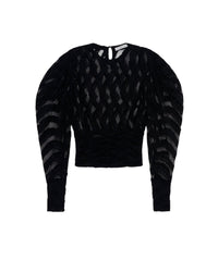Edouard lace top - Black