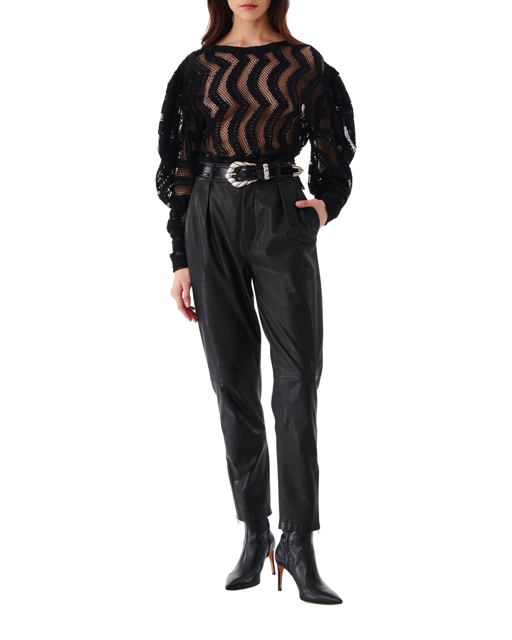 Edouard lace top - Black