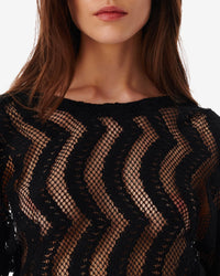 Edouard lace top - Black