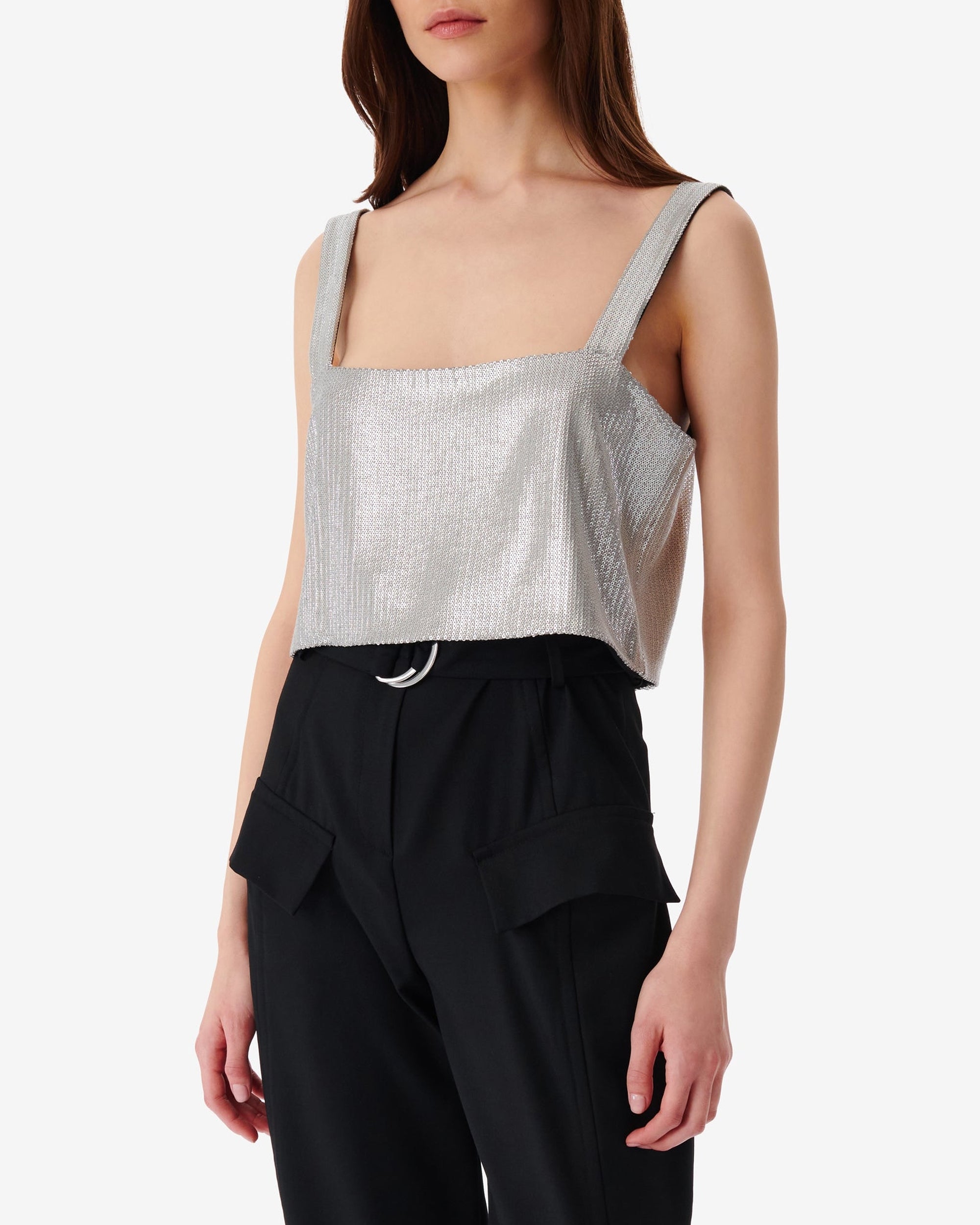 Espal strapless top - Silver