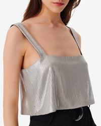 Espal strapless top - Silver