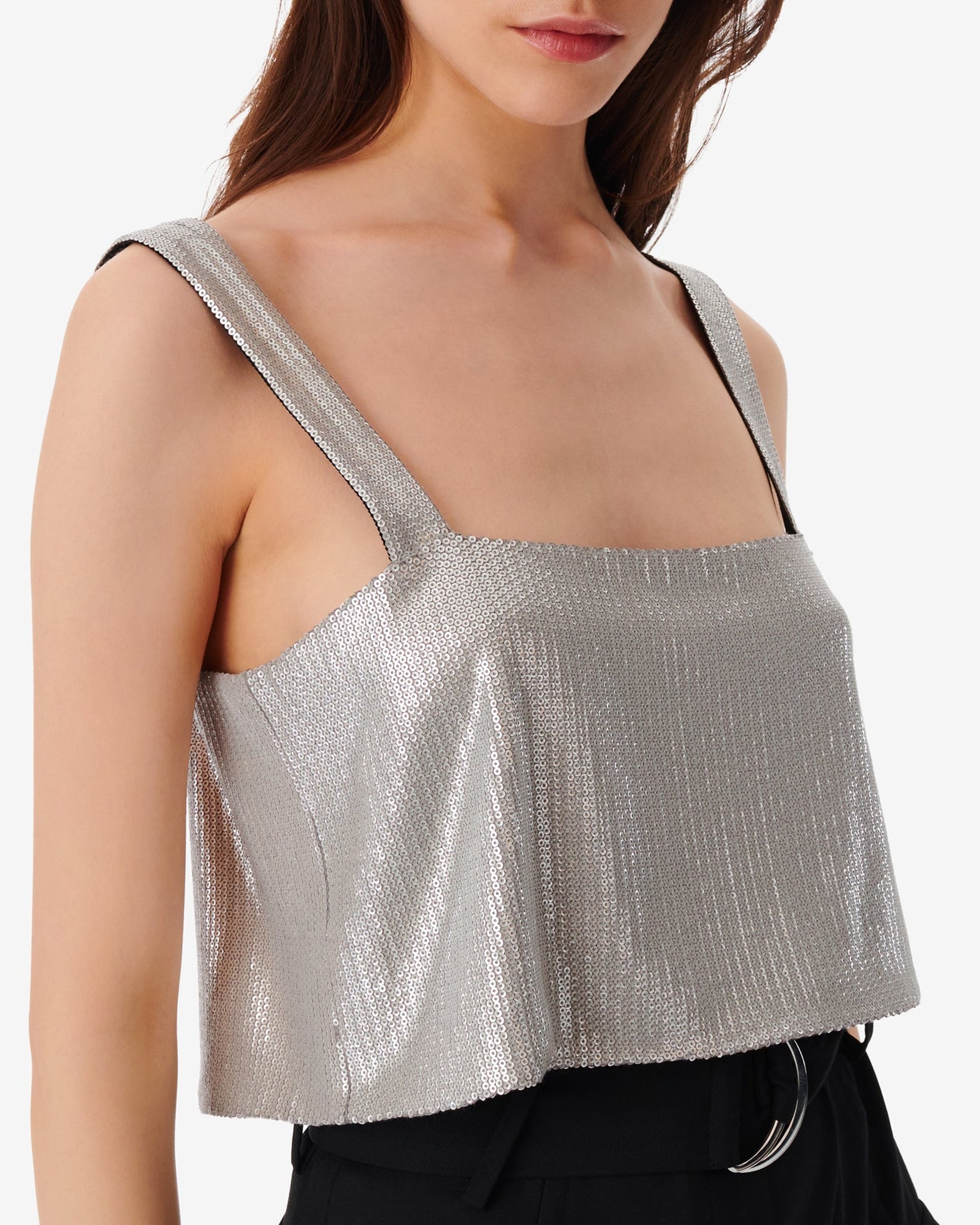 Espal strapless top - Silver