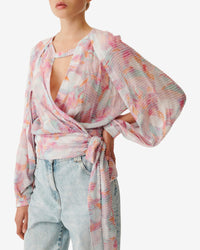 Freddi blouse - Light Pink Multico