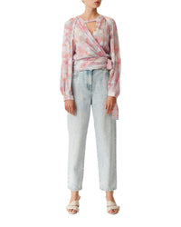 Freddi blouse - Light Pink Multico