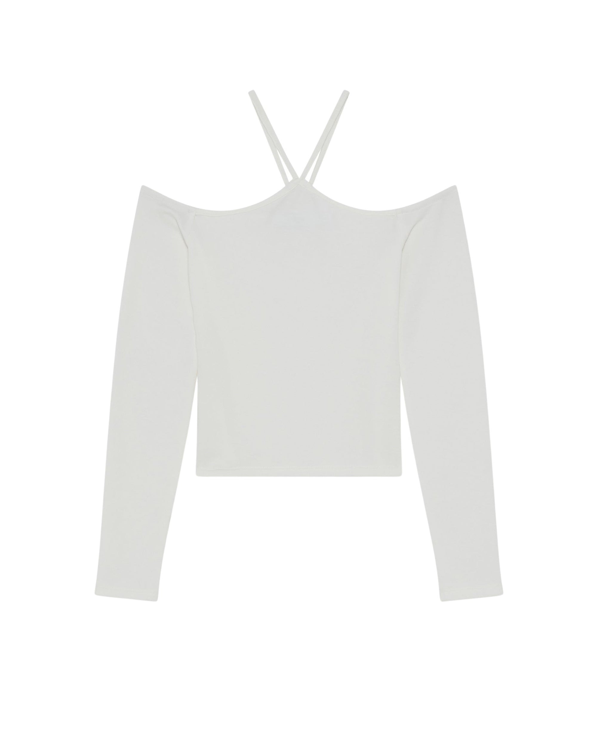 Long-sleeved pomegranate T-shirt - White