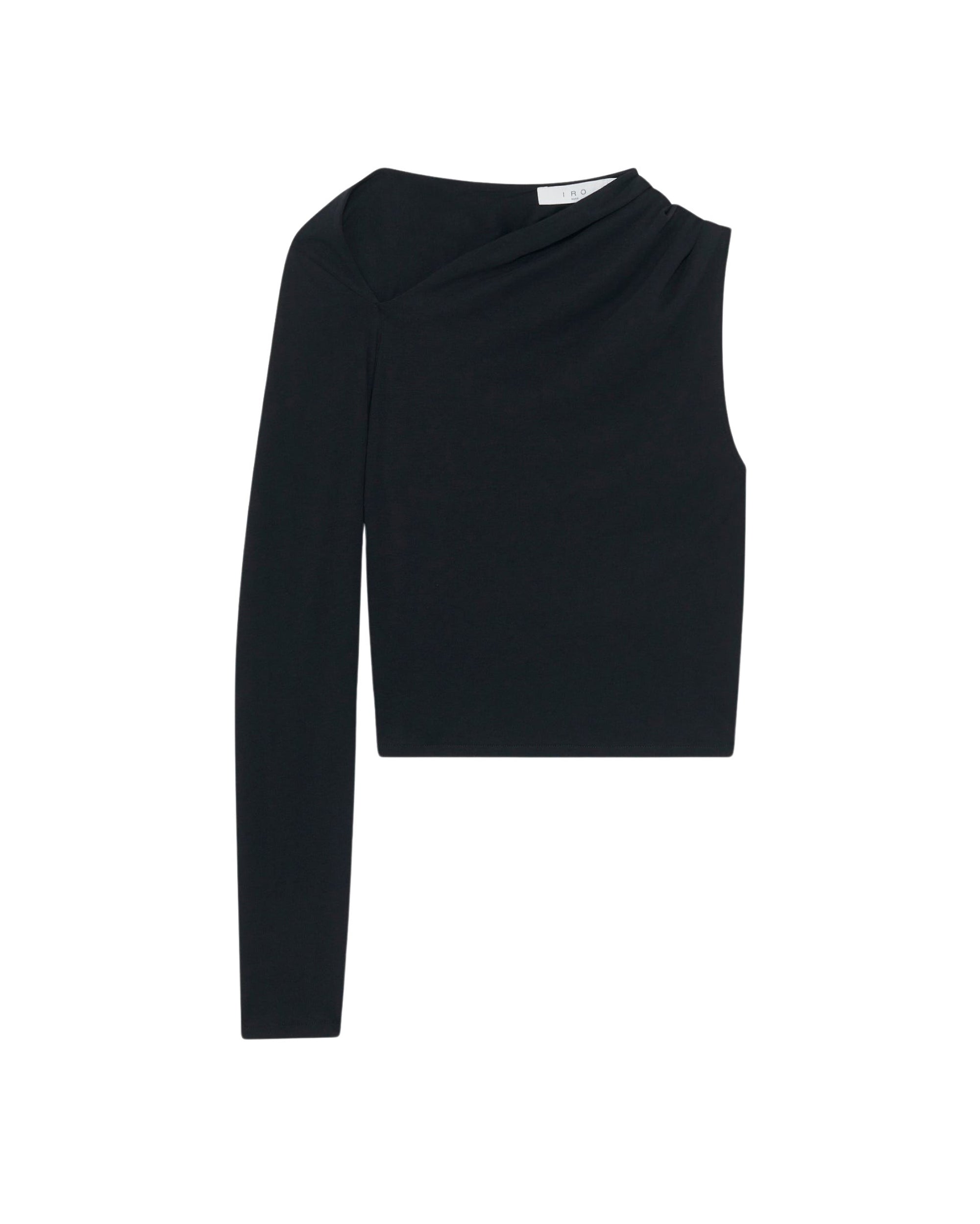 Ilento asymmetric T-shirt - Black