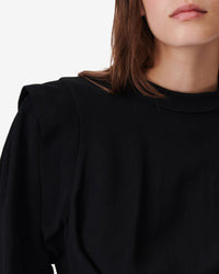 Joana wool blend top - Black