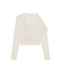 Kayla v-neck top - Ecru